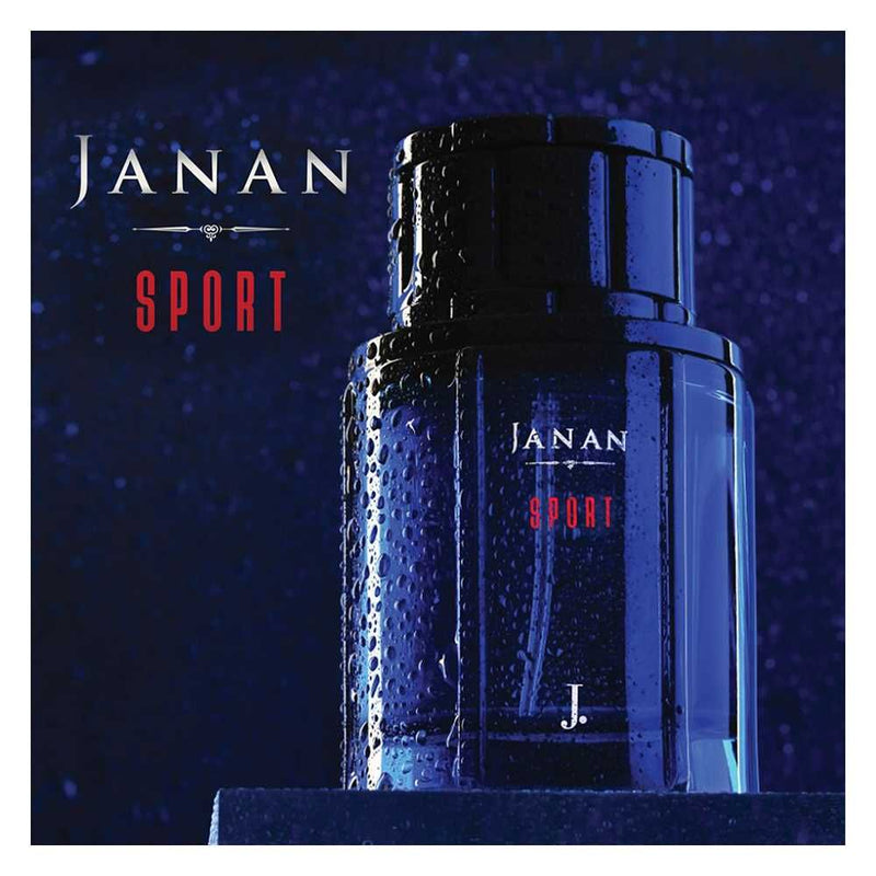 Junaid Jamshed J. Janan Sport Eau De Parfum, Fragrance For Men, 100ml - HB INDUSTRIES - Men Perfumes - 