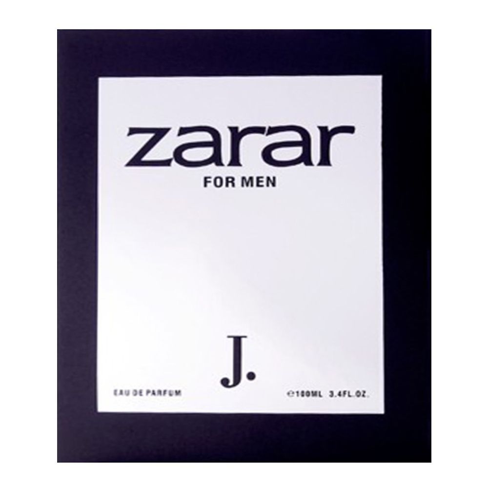 Junaid Jamshed J. Zarar For Men Eau De Parfum, 100ml - HB INDUSTRIES - Men Perfumes - 