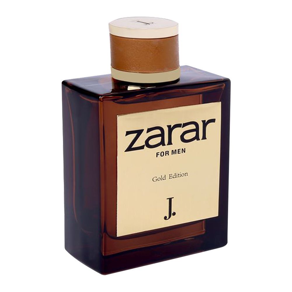 Junaid Jamshed J. Zarar Gold Edition For Men Eau De Parfum 100ml - HB INDUSTRIES - Men Perfumes - 