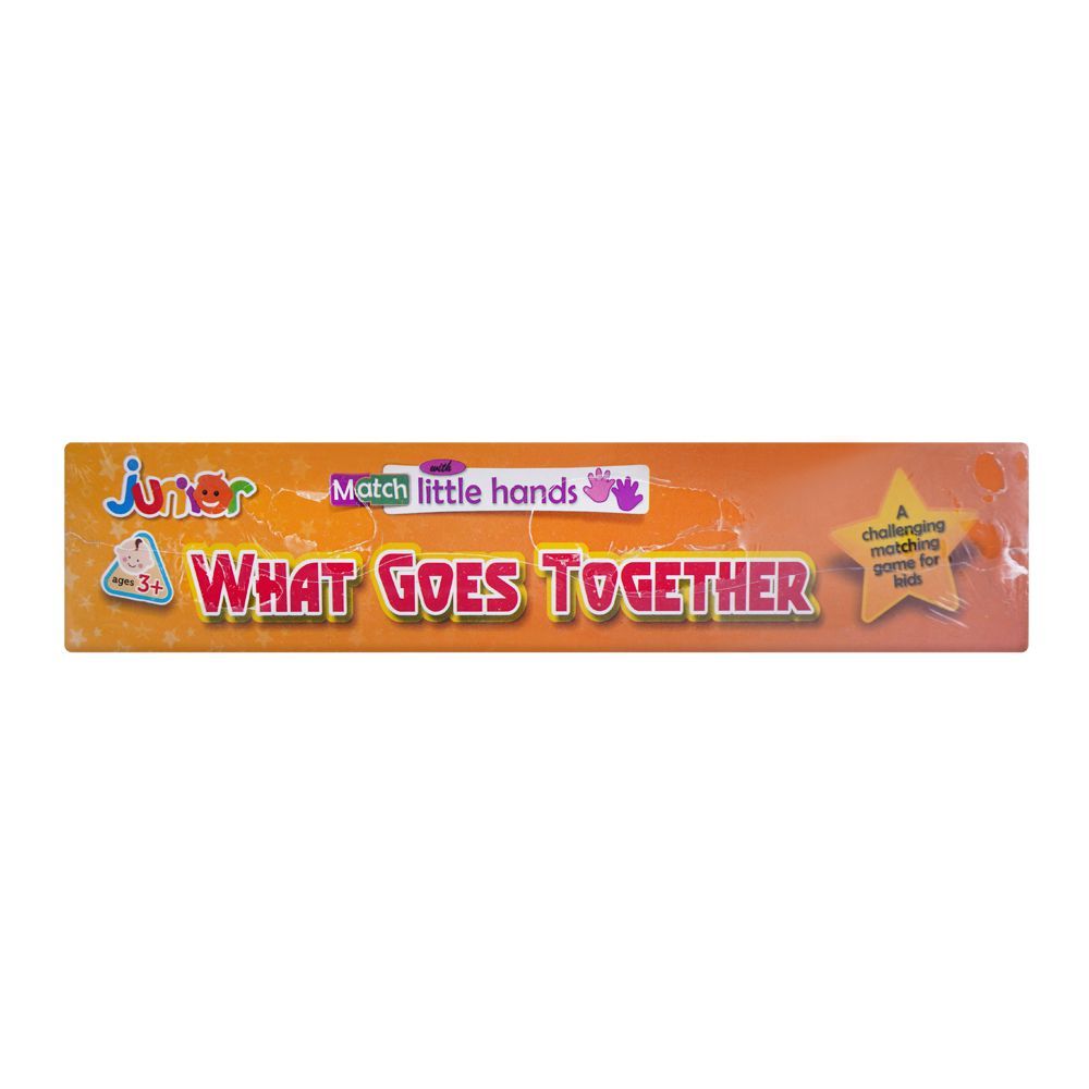 Junior Match With Little Hands, For 3+ Years, What Goes Together - HB INDUSTRIES - Educational Toys - 