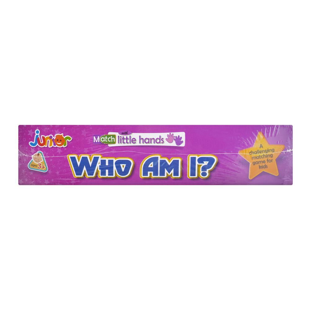 Junior Match With Little Hands, For 3+ Years, Who Am I - HB INDUSTRIES - Educational Toys - 