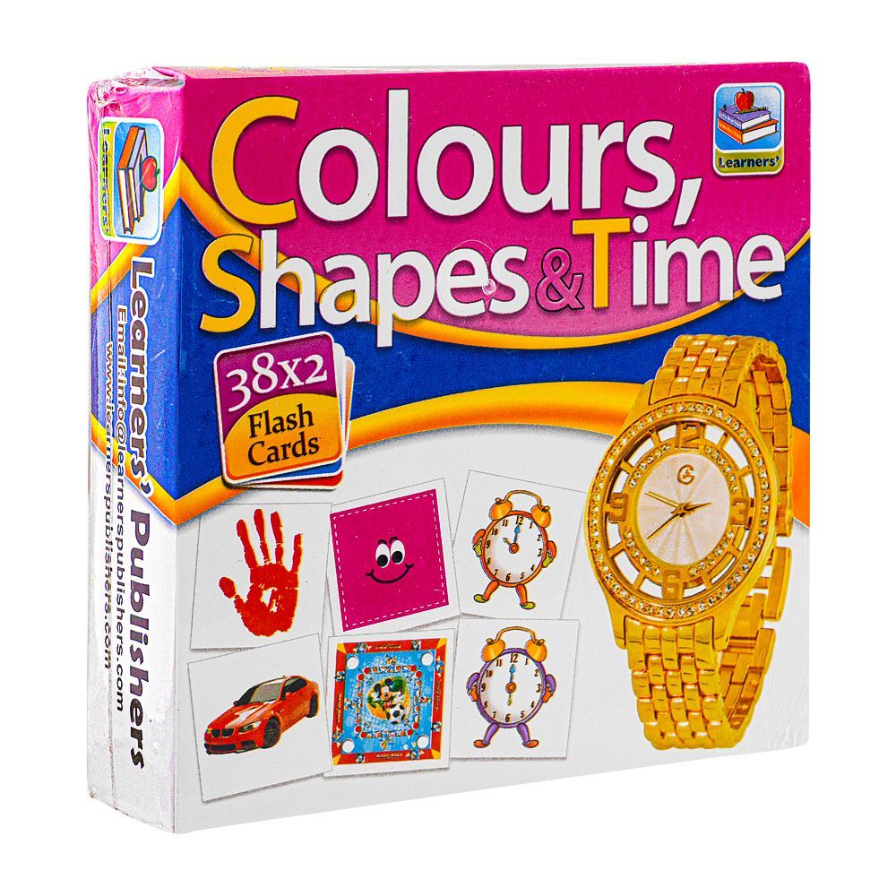 Learners Flash Cards Small Colors & Shapes - HB INDUSTRIES - Board Games - 