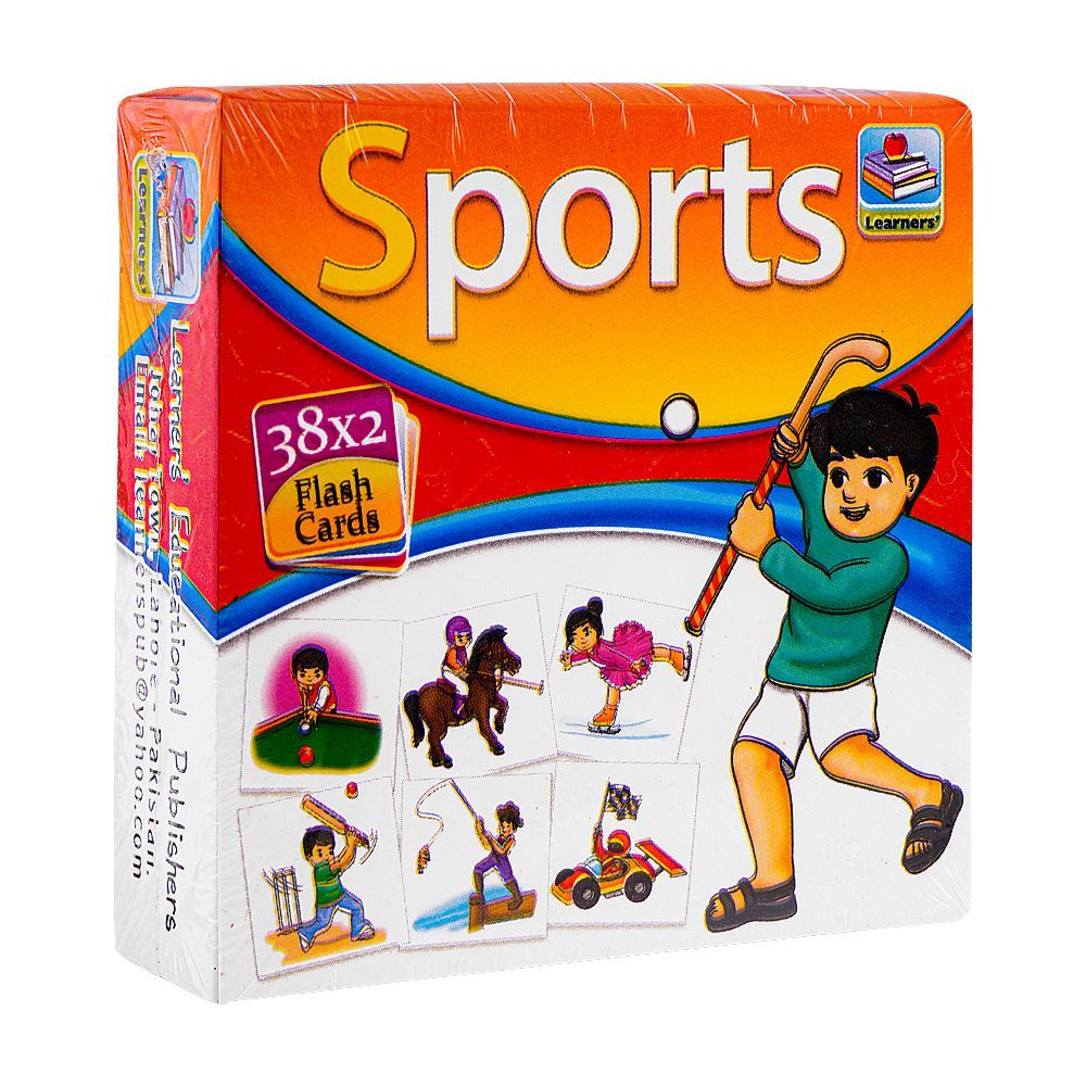 Learners Flash Cards Small Sports - HB INDUSTRIES - Board Games - 