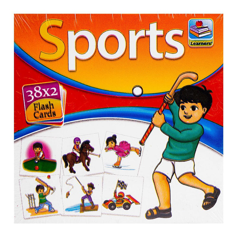 Learners Flash Cards Small Sports - HB INDUSTRIES - Board Games - 