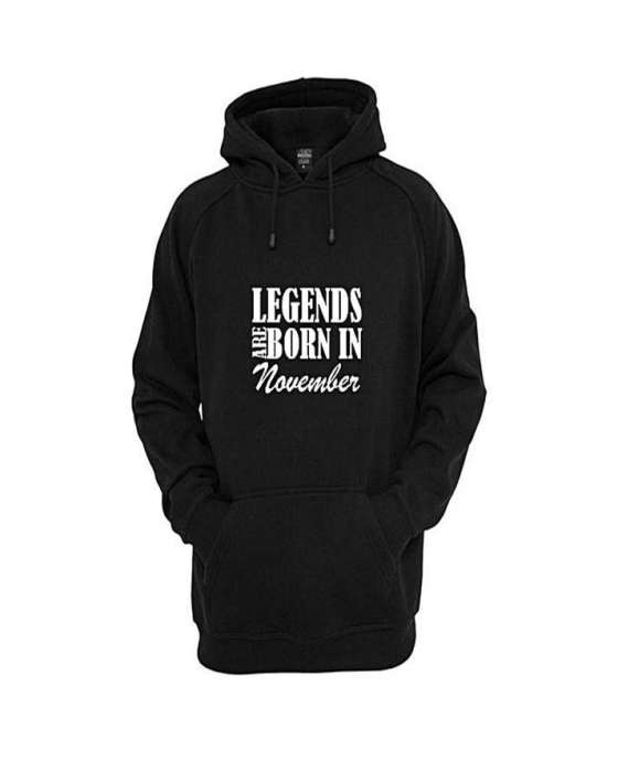 Legends are born in november hoodie For womens - HB INDUSTRIES - Hoodies & Sweatshirts - 