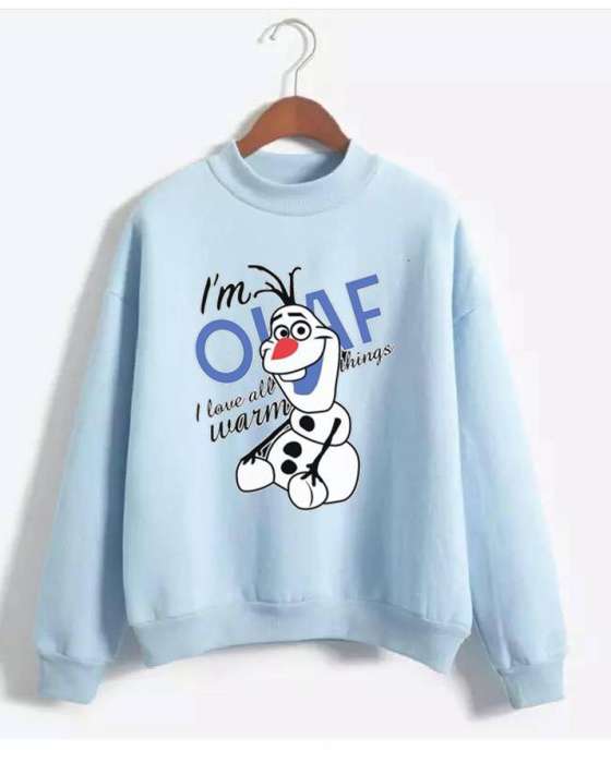 LIGHT BLUE OLAF SWEATSHIRT FOR womens - HB INDUSTRIES - Hoodies & Sweatshirts - 