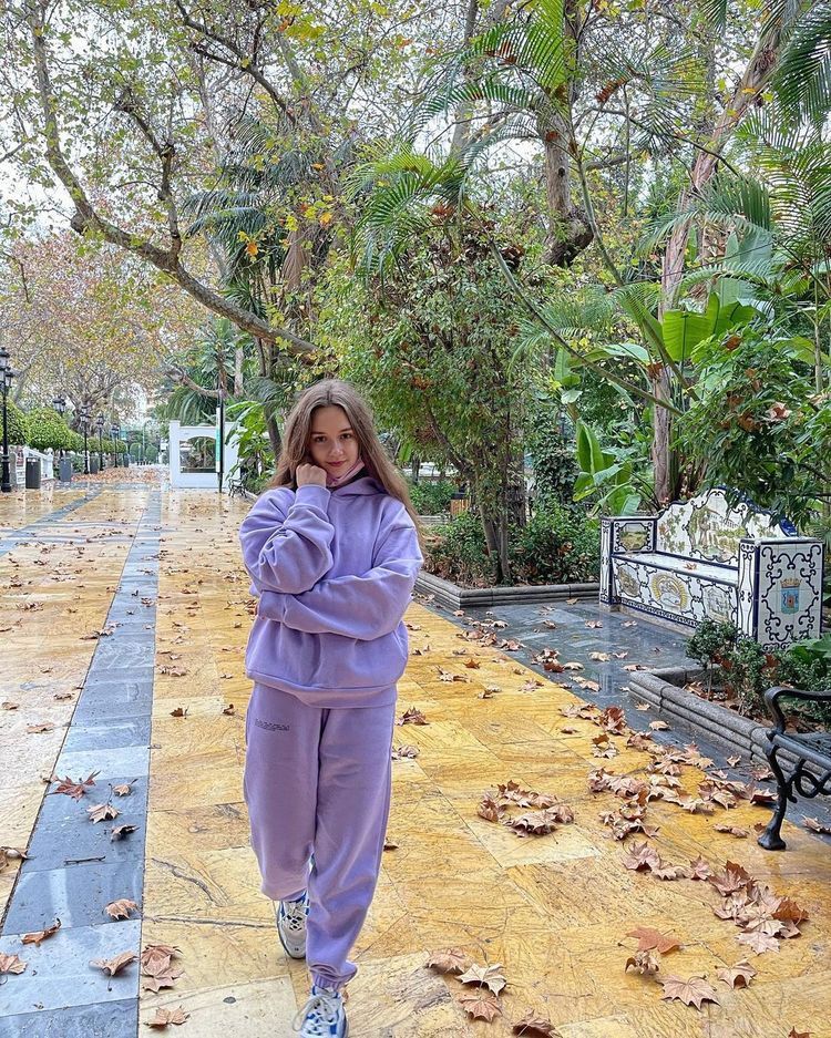 Lilac Plain Fleece Winter Hoodie For Women - HB INDUSTRIES - Hoodies & Sweatshirts - 