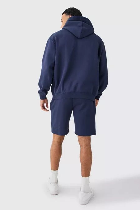 LOOSE FIT BLUE JERSEY SHORT - HB INDUSTRIES - Shorts - 