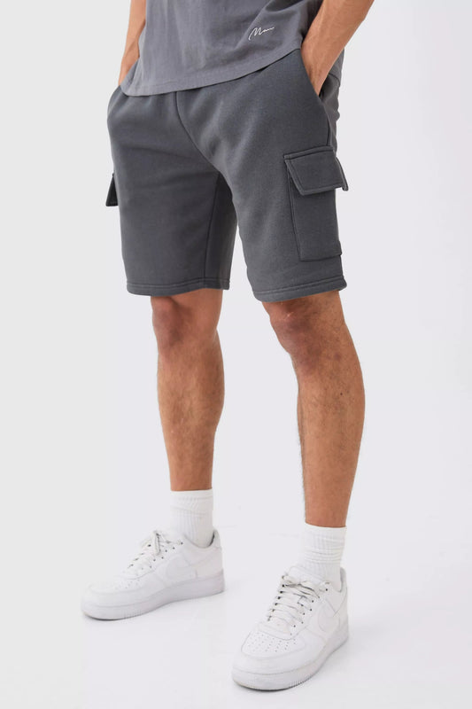 LOOSE FIT MID LENGTH CARGO SHORT - HB INDUSTRIES - Shorts - 