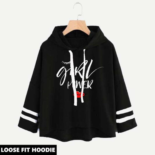 LOOSE FIT PRINTED HOODIE ( POWER PRINT ) - HB INDUSTRIES - Hoodies & Sweatshirts - 