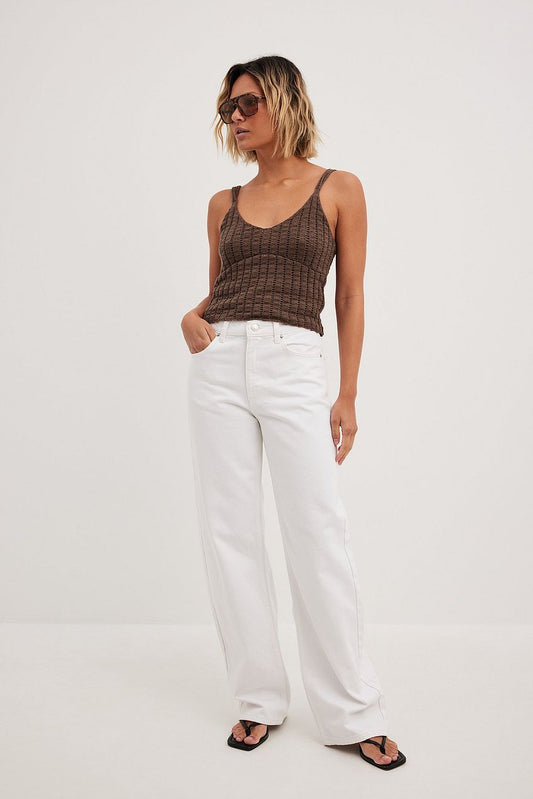 Loose Mid Waist Jeans For Womens - HB INDUSTRIES - Jeans - 