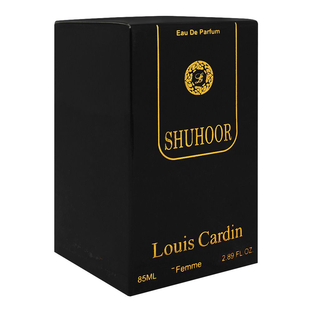 Louis Cardin Shuhoor Femme, Eau De Parfum, For Men & Women, 85ml - HB INDUSTRIES - Women Perfumes - 