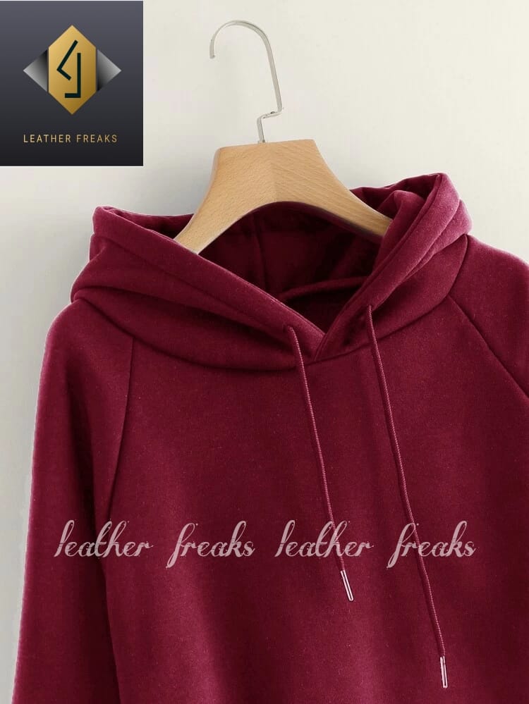 Love Printed Fleece Full Sleeves Pull Over Hoodie For Women - HB INDUSTRIES - Hoodies & Sweatshirts - 