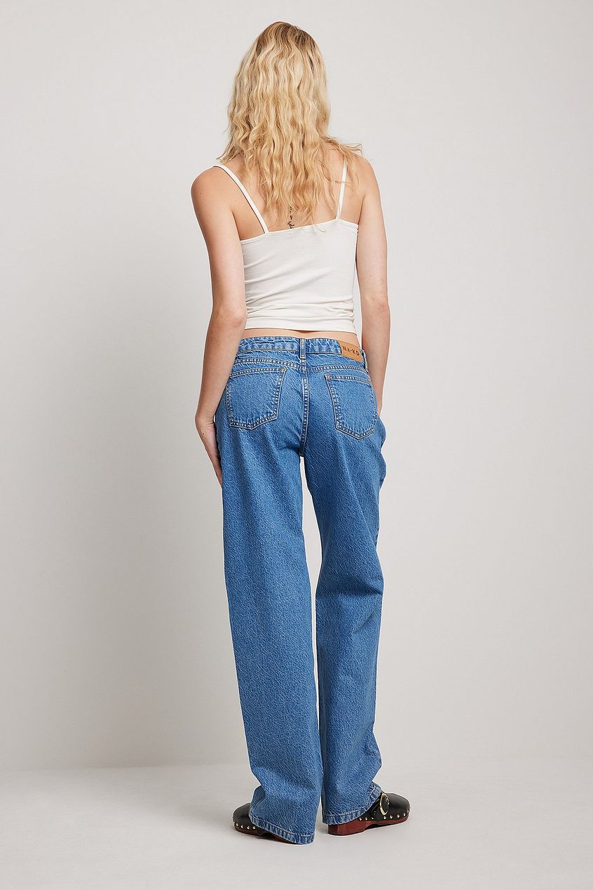 Low Waist Slim Leg Denim For Womens - HB INDUSTRIES - Jeans - 