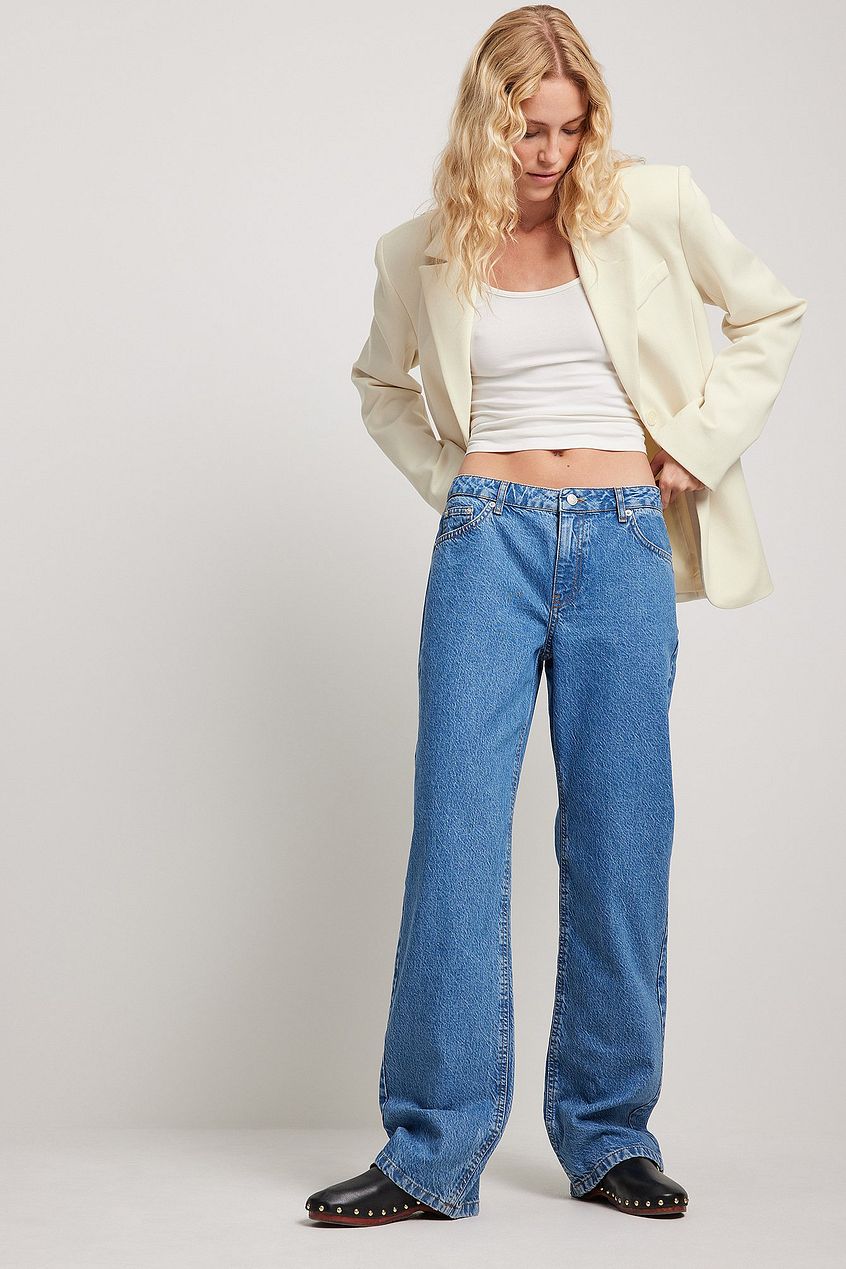 Low Waist Slim Leg Denim For Womens - HB INDUSTRIES - Jeans - 
