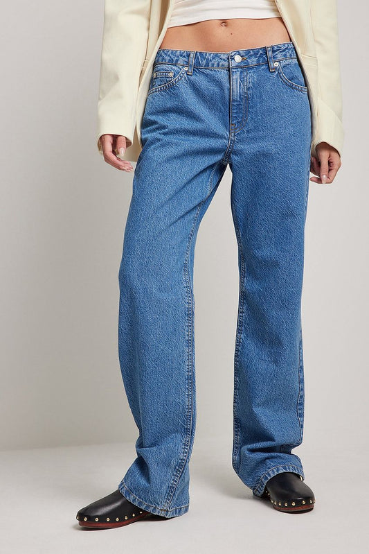 Low Waist Slim Leg Denim For Womens - HB INDUSTRIES - Jeans - 