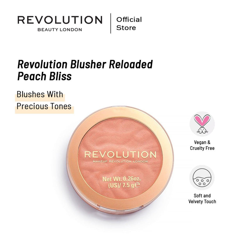 Makeup Revolution - Blusher Reloaded Peach Bliss - HB INDUSTRIES - Face - 