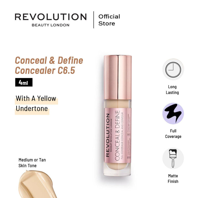 Makeup Revolution London - Conceal & Define Concealer C6.5 - HB INDUSTRIES - Face - 