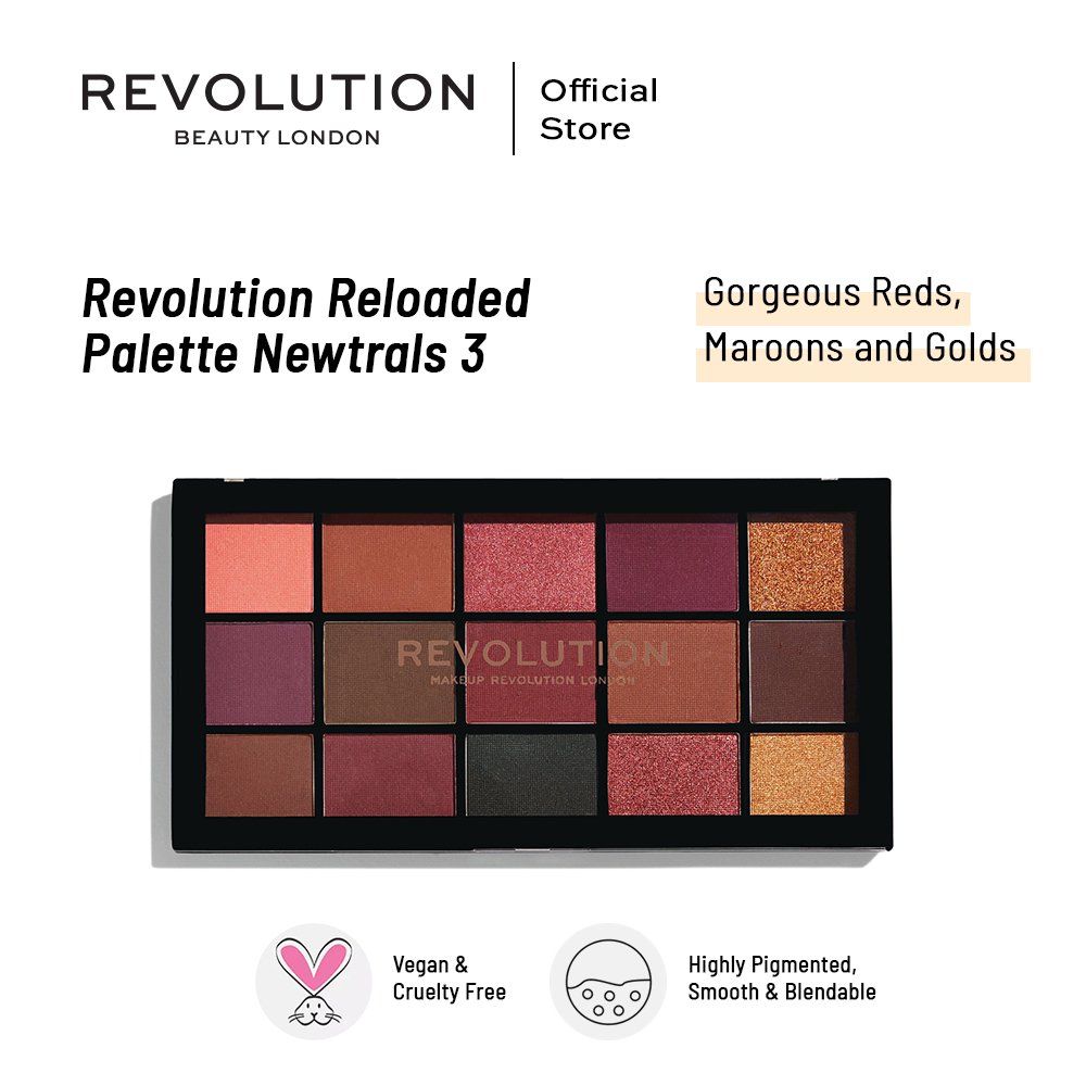 Makeup Revolution London - Re - loaded Newtrals 3 - HB INDUSTRIES - Eyes - 