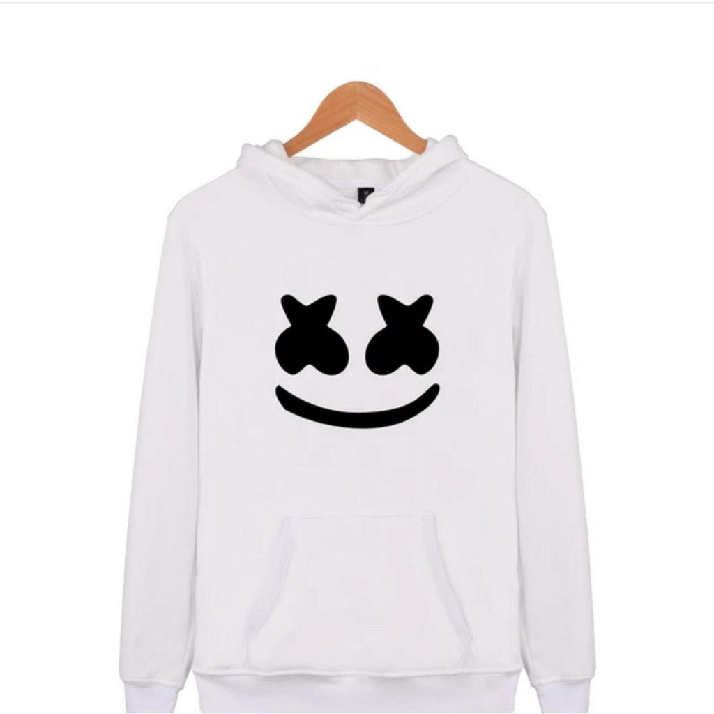 Marhsmallow Printed Pullover Hoodie For Women - HB INDUSTRIES - Hoodies & Sweatshirts - 