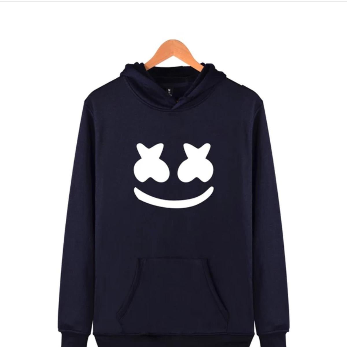 Marhsmallow Printed Pullover Hoodie For Women - HB INDUSTRIES - Hoodies & Sweatshirts - 
