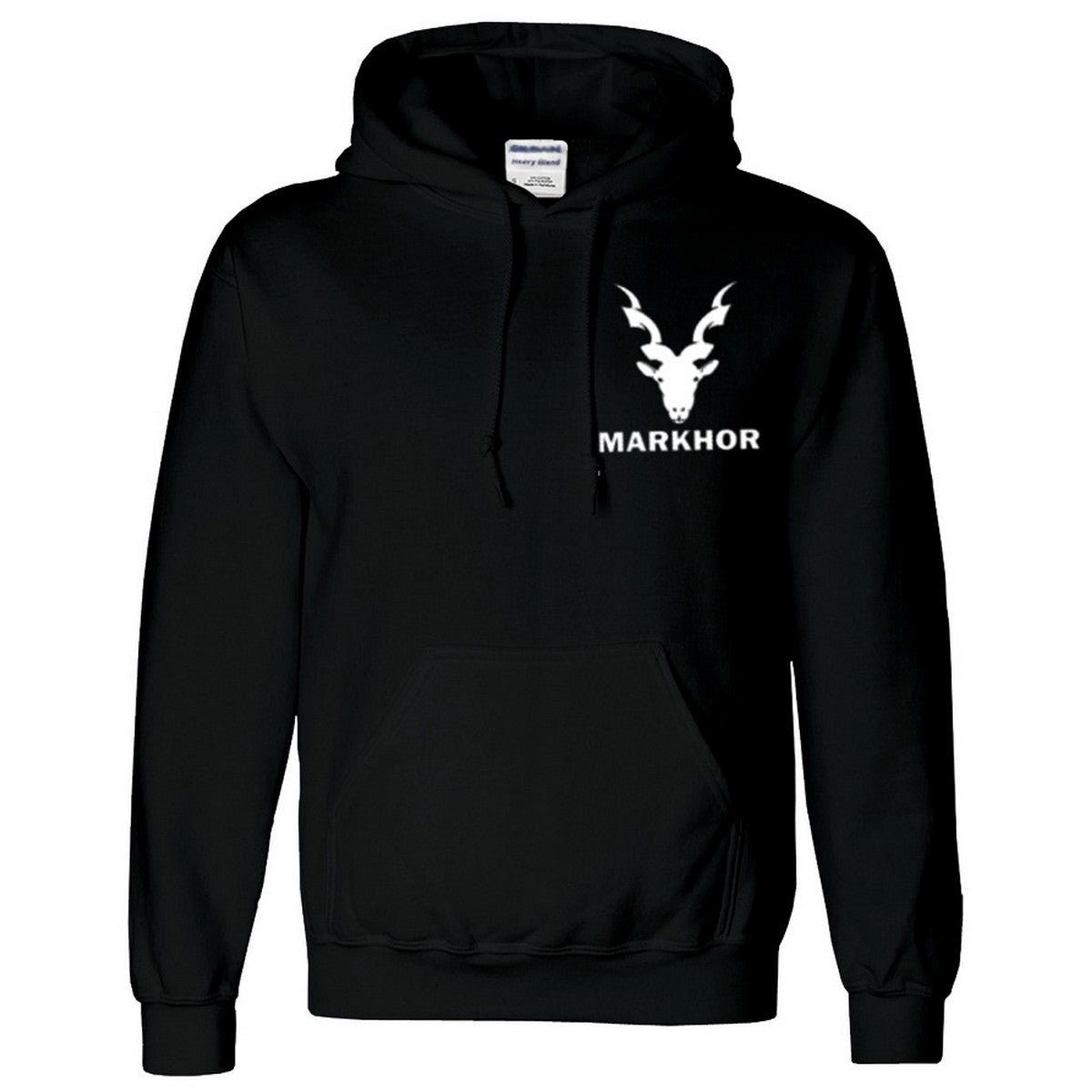 MARKHOR Hoodie Black Cotton Printed Hoody Upper Hoodie Pocket Design All Color Available For Mens - HB INDUSTRIES - Hoodie & Sweatshirt - 