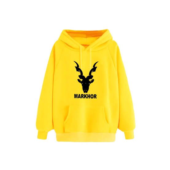 Markhor Printed Fleece Full Sleeves Pull Over Hoodie For Women - HB INDUSTRIES - Hoodie & Sweatshirt - 