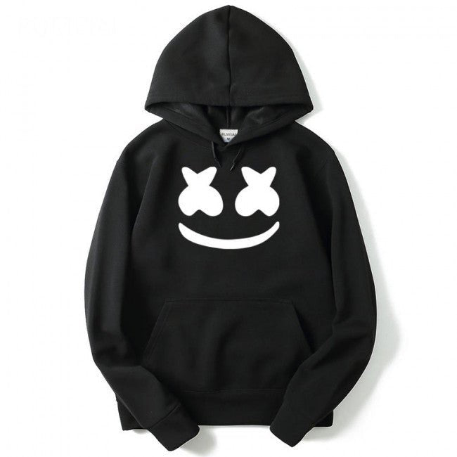Marshmallow Fleece black hoodie for Men - HB INDUSTRIES - Hoodie & Sweatshirt - 