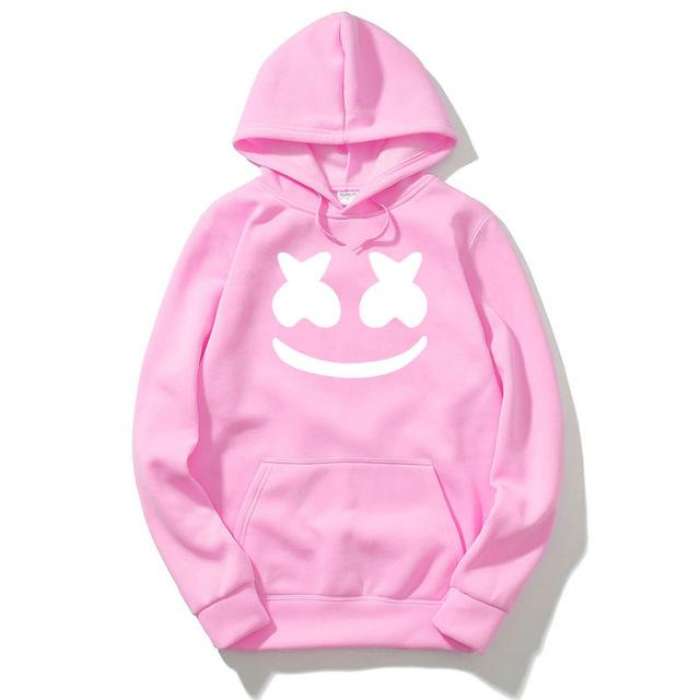 Marshmello 100% Fleece Round necked womens printed Hoodie - HB INDUSTRIES - Hoodies & Sweatshirts - 