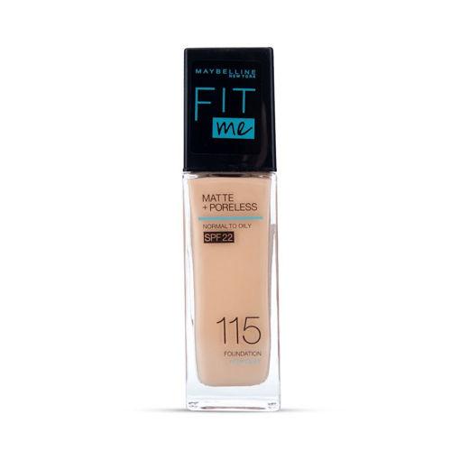 Maybelline Fit Me Matte Foundation 115 Ivory (Pump) 30Ml - HB INDUSTRIES - Face - 