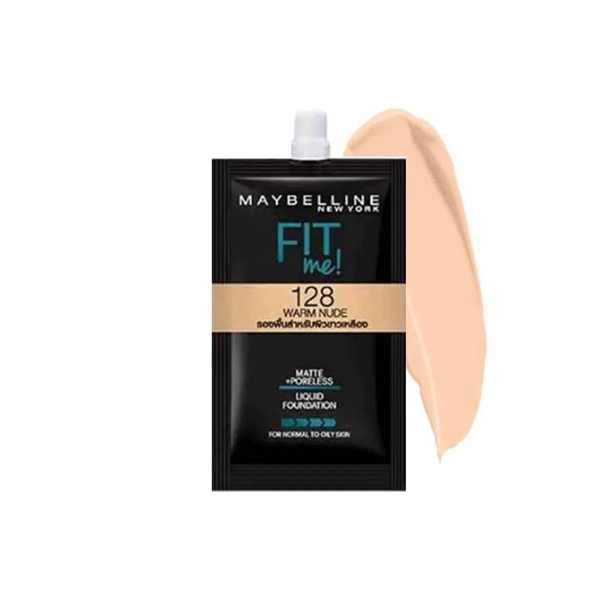 Maybelline Fit Me Matte & Poreless Liquid Foundation 128 Warm 5Ml - HB INDUSTRIES - Face - 