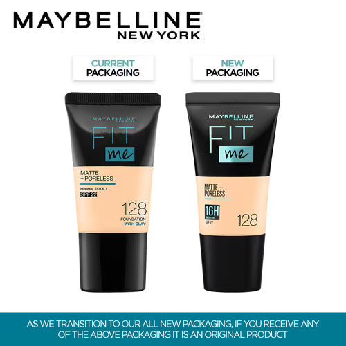 Maybelline New York Fit Me Matte & Poreless Liquid Foundation 18Ml Mini Tube - 120 Classic Ivory - For Normal To Oily Skin - HB INDUSTRIES - Face - 