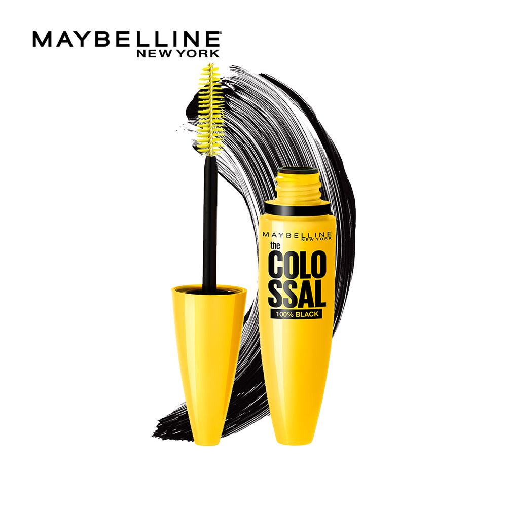 Maybelline New York Volum' Express Colossal Mascara 100% Black - HB INDUSTRIES - Eyes - 