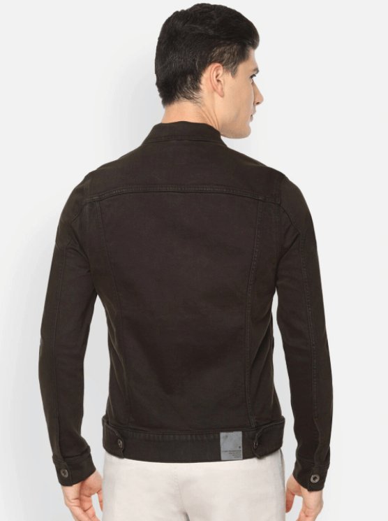 Mens Denim Jacket Black - HB INDUSTRIES - Denim Jacket - 