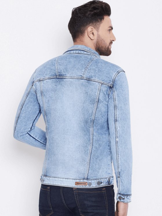 Mens Denim Jacket Light Blue