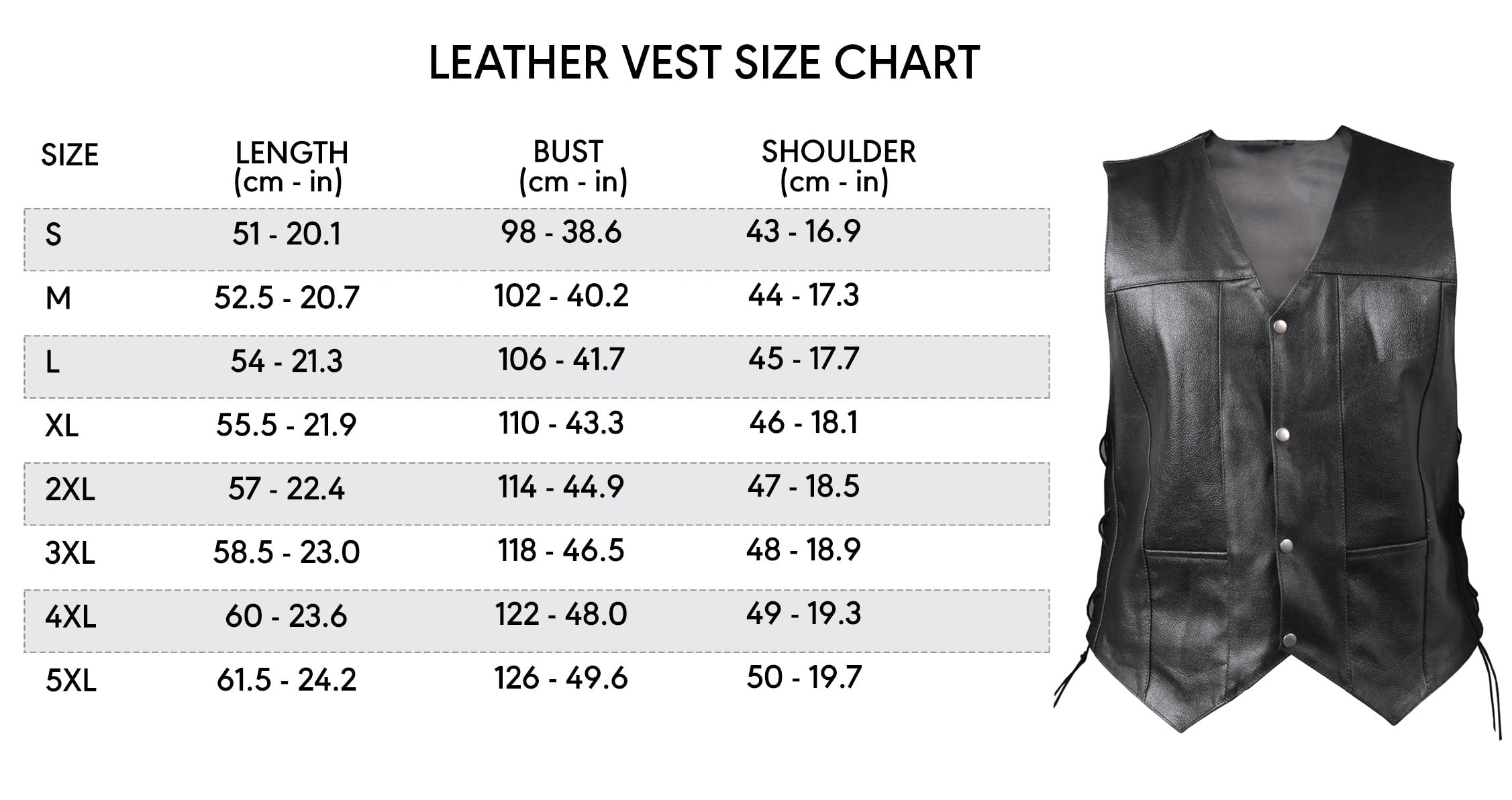 Black Premium Suede Leather Vest