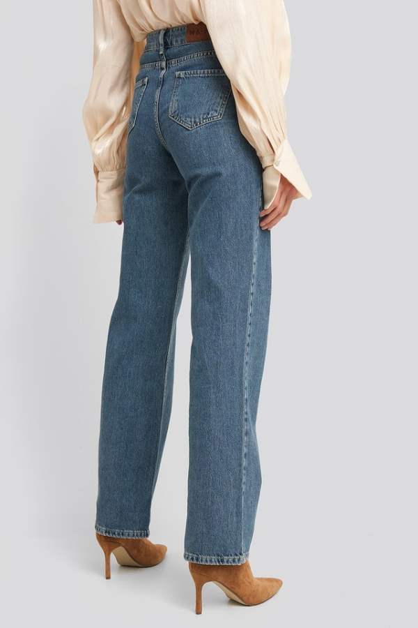 Mid - Rise Clean Look Stretchable Jeans - HB INDUSTRIES - Jeans - 