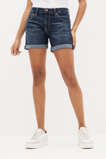 Mid Rise Girlfriend Shorts - HB INDUSTRIES - Shorts & Skirts - 