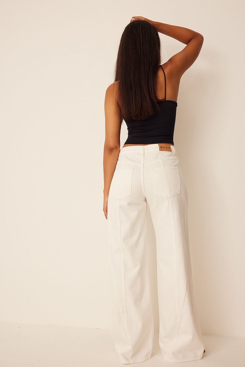 Mid Rise Straight Denim For Womens - HB INDUSTRIES - Jeans - 