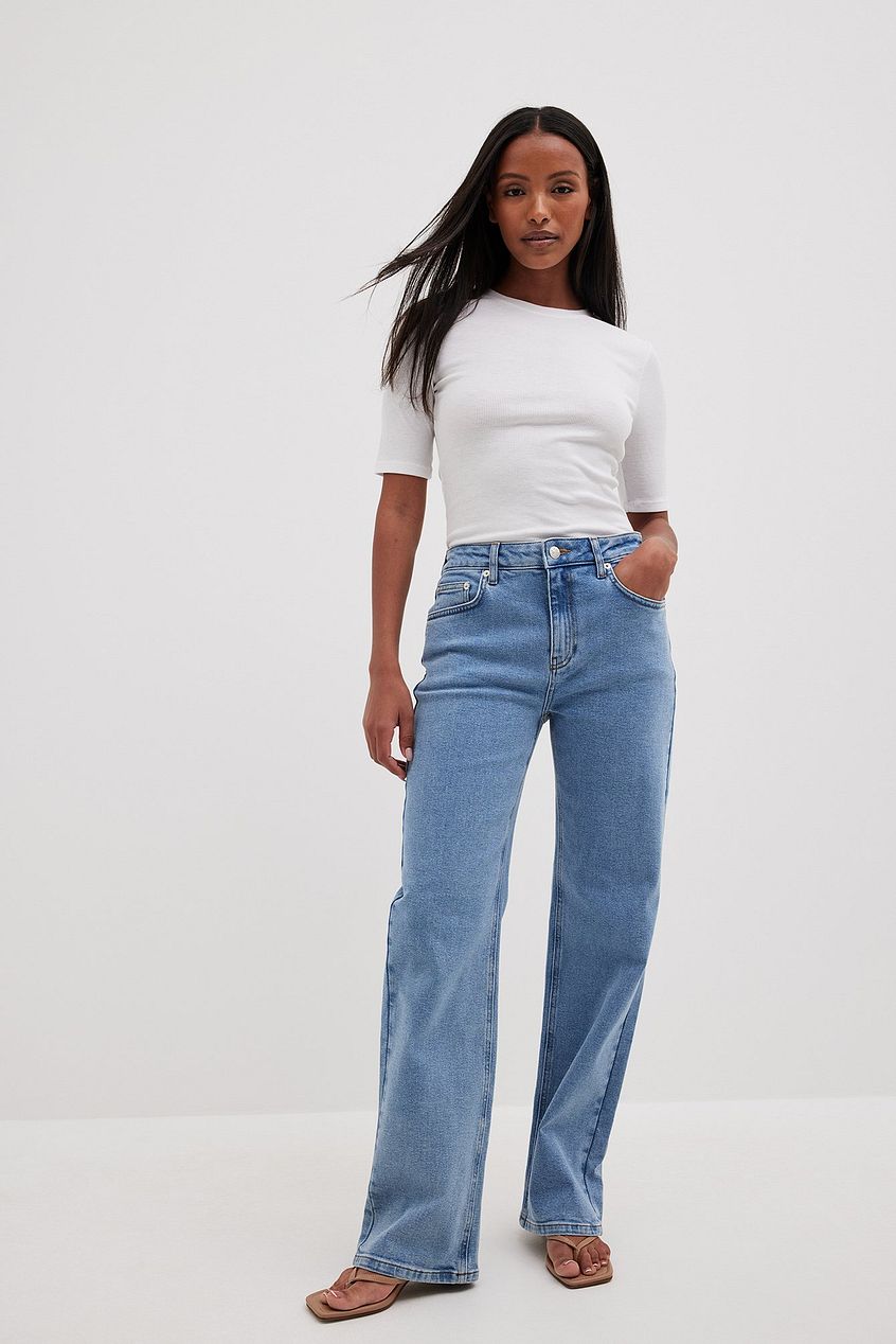 Mid Waist Denim For Womens - HB INDUSTRIES - Jeans - 