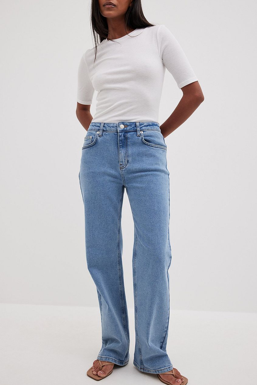 Mid Waist Denim For Womens - HB INDUSTRIES - Jeans - 