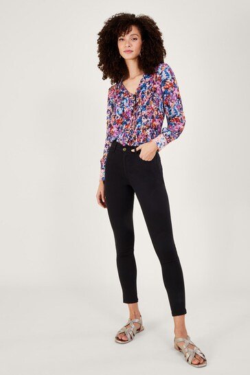 Monsoon Skinny Black Jeans - HB INDUSTRIES - Jeggings & Leggings - 
