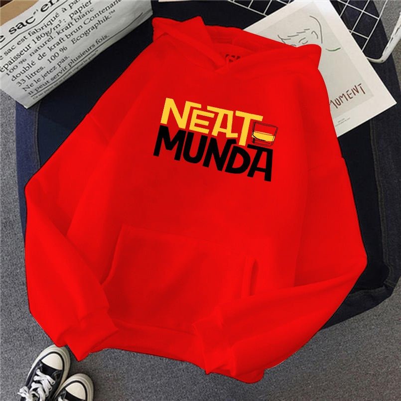 Neat Munda Fleece Full Sleeves Pull Over Hoodie For Men - HB INDUSTRIES - Hoodies & Sweatshirts - 