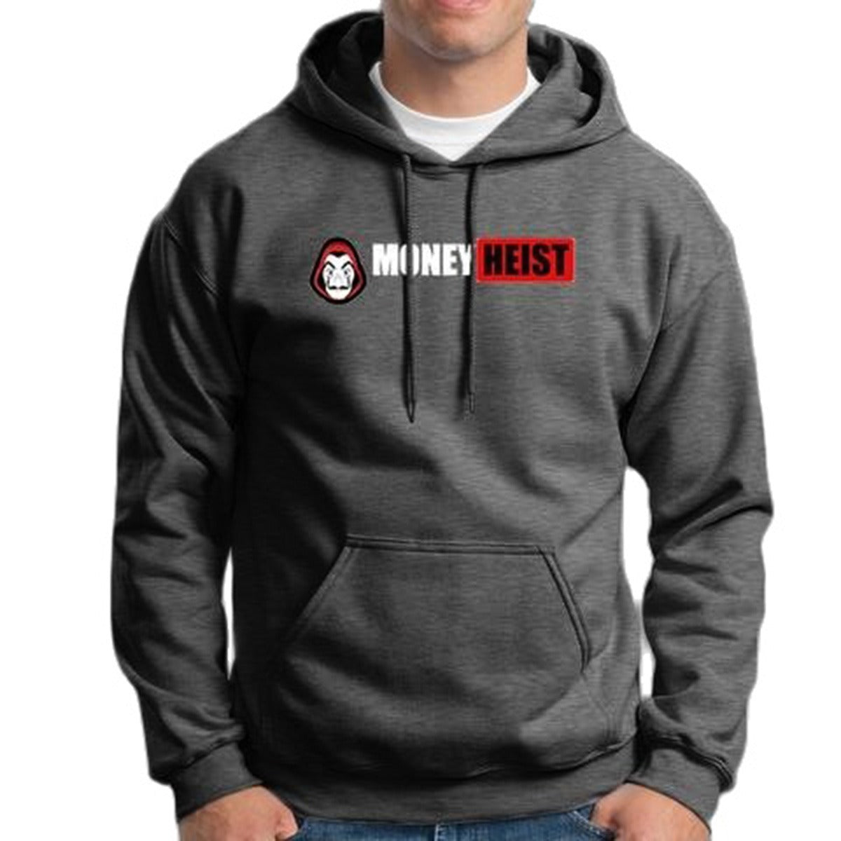 New Winter Collection Fleece Money Heist Hoodie For Men - HB INDUSTRIES - Hoodie & Sweatshirt - 