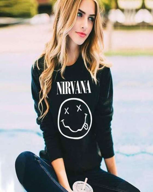 NIRVANA Sweat Shirt For womens - HB INDUSTRIES - Hoodies & Sweatshirts - 