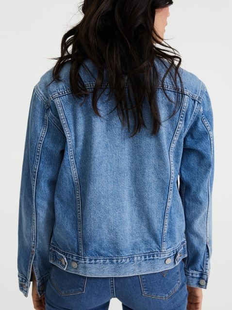 Organic Blue Womens Jacket - HB INDUSTRIES - Denim Jackets - 