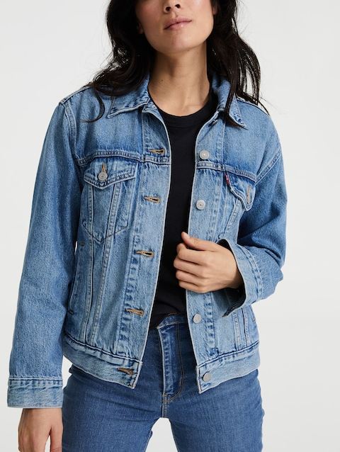 Organic Blue Womens Jacket - HB INDUSTRIES - Denim Jackets - 