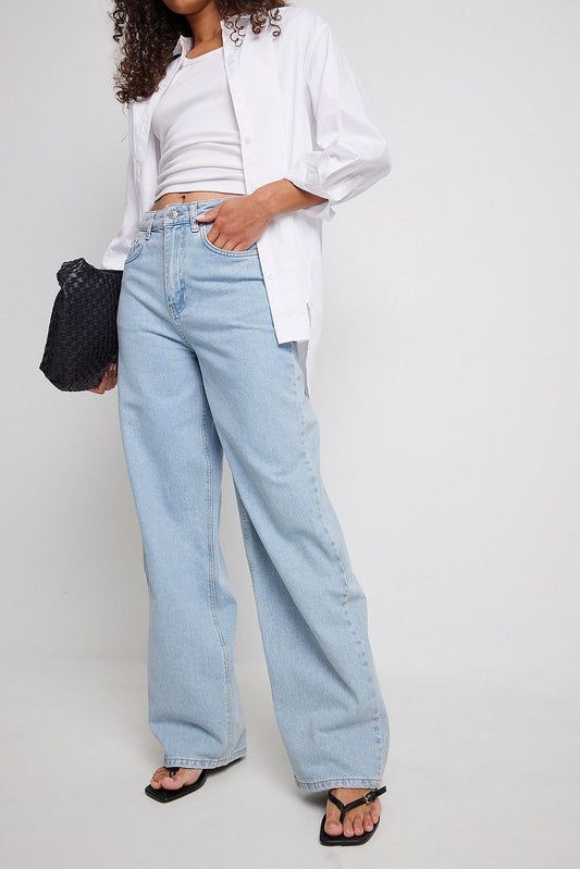 Organic Extra Wide Leg Denim For Womens - HB INDUSTRIES - Jeans - 
