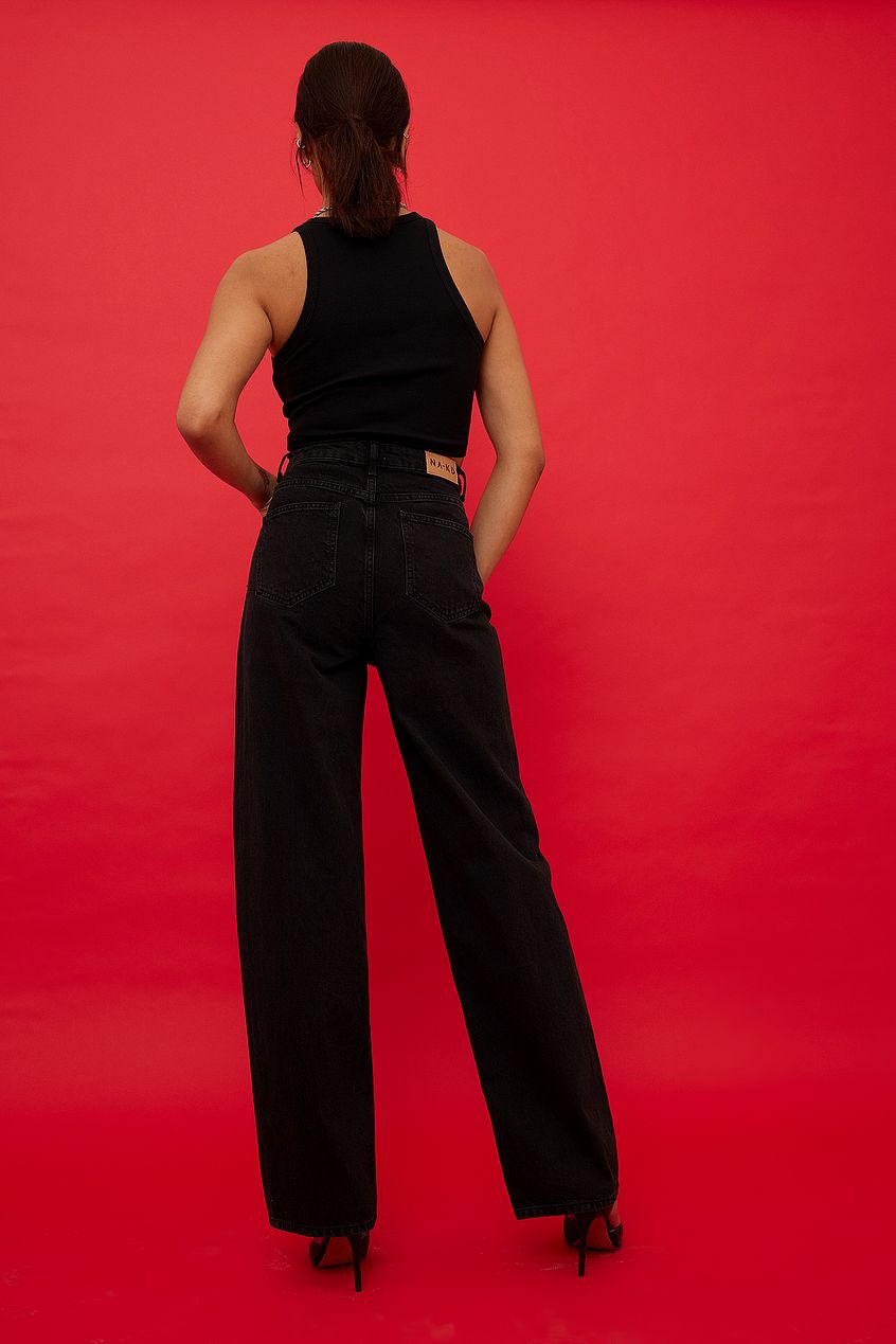 Organic Extra Wide Leg Denim For Womens - HB INDUSTRIES - Jeans - 