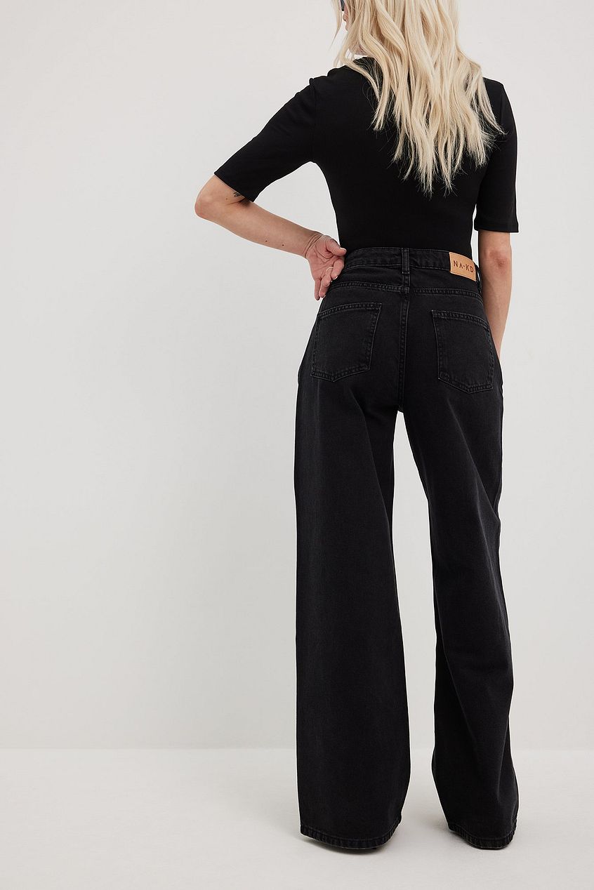 Organic Extra Wide Leg Denim For Womens - HB INDUSTRIES - Jeans - 